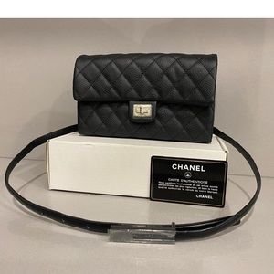 NEW - Chanel Caviar Leather Uniform Belt bag